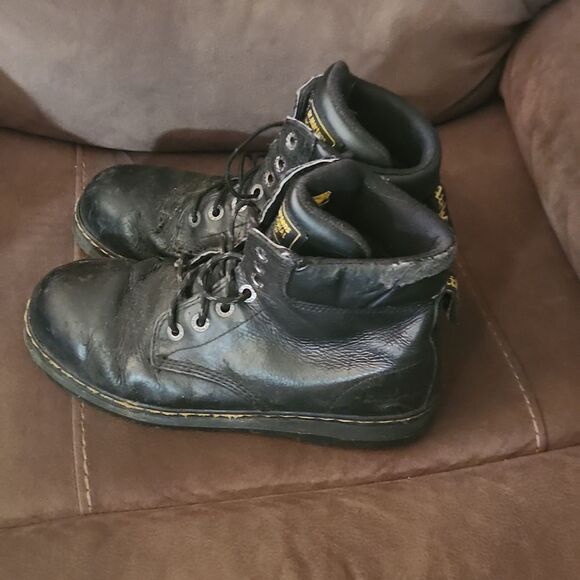 Doc Martens Air Wair Steel Toe Boots 11 - Picture 1 of 9